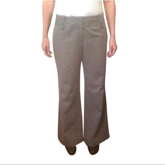 LOFT Pants - Ann Taylor LOFT Grey Wide-Leg Pants Size 8
